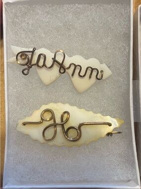 Vintage 1930s-40s Name Pins